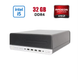 ПК HP ProDesk 600 G3 SFF / Intel Core i5-7600 (4 ядра по 3.5 - 4.1 GHz) / 32 GB DDR4 / 256 GB SSD NVMe / AMD Radeon 550, 2 GB GDDR5, 64-bit / Wi-Fi / Win 10 Lic б/у - изображение 1