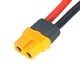 Кабель силовой XT60H-F XT60 23см 14AWG 30А, маркировка 12AWG, мама - изображение 2
