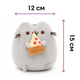Набір 2Life М'яка іграшка Пушин кет Кіт з Піцою 15х12 см та Гаманець Pusheen cat з Пончиком n-13528 - зображення 2