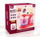 Детский миксер MINI KITCHEN со звуковыми эффектами, игровой набор кухня 9 предметов - изображение 4