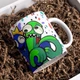 Чашка черная хамелеон матовая Rainbow Friends Радужные друзья 330 мл (РД00309) - изображение 1