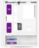 Корпус для ПК EMPIRE GAMING Sapphire ARGB Mid Tower (OE-CA-31WT) білий, ATX/Micro-ATX/ITX, 3×120 мм RGB - зображення 8