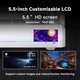 Ігровий корпус Jungle Leopard AC-02 ATX з LCD дисплеєм 5.5”, скляні панелі, RGB (білий) - зображення 3