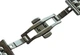 Браслет для часов 3-Link Butterfly Clasp Silver 20 мм с полукруглыми торцевыми вставками, нержавеющая сталь (BUT20W-05) - изображение 4