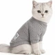 Кофта для котов (кошек) Кружево M Серый - изображение 1
