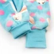 Теплий комбінезон для дівчинки з принтом Bubble Bunny Dexter`s 86 Блакитний (d1204-51-86-sm) - изображение 5