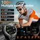 Смарт годинник військовий з батареєю 1100mAh, AMOLED, дзвінки Bluetooth, пульс, 3ATM 2 ремінці в комплекті - зображення 6