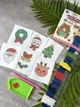 Алмазна вишивка наклейки стікери ColorArt Новорічні, часткова викладка, круглі алмазики, набір для творчості та рукоділля - зображення 3