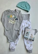 Детский костюм-тройка Disney Baby 86-92 см серый с белым 506571 - изображение 1
