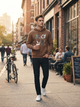 Толстовка мужская 2XL Коричневый FASHION (731364-2XL) - изображение 5