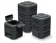 Компостер Prosperplast Compogreen Vario 650л-1250л пластик чорний - зображення 1
