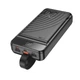 Павербанк Power Bank HOCO J123B Element 30000 mAh 22.5W PD20W Black портативний акумулятор з LED-ліхтарем - зображення 5