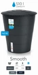 Резервуар для дождевой воды 510 л УФ-стабилизированный HDPE пластик антрацитовый 985x985x1105 мм - изображение 2