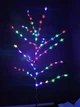 Новогоднее светящееся светодиодное Дерево-гирлянда 150 см 72 LED звезды мультик - изображение 1