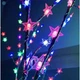 Новогоднее светящееся светодиодное Дерево-гирлянда 150 см 72 LED звезды мультик - изображение 3