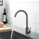 Смеситель для кухни Lidz Aria, однорычажный, высокий поворотный излив, нержавеющая сталь 304, графит (SD00055683) - изображение 8