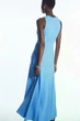 Сукня жіноча COS cotton-jersey sleeveless maxi dress 1207733001 XS Блакитний - изображение 5