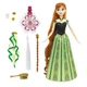 Кукла Анна 30 см Дисней Холодное Сердце для причесок — Принцесса Disney Anna Hair Doll - изображение 2