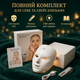 LED маска для обличчя 115 LED 7 кольорів світлодіодна маска для омолодження фотонна терапія від зморшок та акне - зображення 6