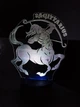 3D ночник "Стрелец" (Sagittarius)/батарейка/ акриловый светильник со знаком зодиака - изображение 1