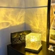 Настольный ночник-проектор КУБ с RGB подсветкой и эффектом северного сияния, лампа из акрила и дерева с USB - изображение 7