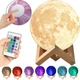 Настольный светильник UFT Magic 3D Moon Light Lamp 15 см, аккумуляторная RGB-лампа, ночник в форме Луны - изображение 1