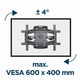 Настенный кронштейн для телевизора Gembird WM75ST01 32-75 дюймов - изображение 5