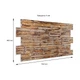 Декоративна ПВХ панель Sticker Wall 960х480х4 мм (1837) - зображення 3
