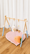 Напольный мобиль без игрушек Стойка Baby Gym Детский игровой тренажер Голубой - изображение 5