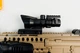 Игрушечный гель-бластер автомат Орбиган HK416D на орбизах с подствольником, бежевый, с прицелом, для детей, с очками и 2500 орбизов - изображение 7