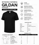 Футболка чоловіча Gildan Softstyle Чорний S - зображення 9