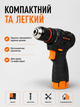 Шуруповерт аккумуляторный STROMO 12V бесщеточный с металлическим патроном 10 мм, 1 АКБ Li-Ion 2.0Ah, кейс, набор бит и сверл шуруповерт с регулировкой момента затяжки 2 скорости - изображение 3