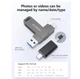 USB флешнакопичувач BLANBOK+ BLA-001 256 ГБ USB 3.0 OTG Type-C для смартфона - зображення 3