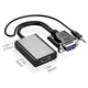 Перехідник VGA to HDMI дод. живлення та аудіо 3.5мм 77211 - изображение 6