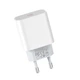 Зарядний блок живлення Type-C HOCO C76A Plus Speed 20 W 12 V 1.67 A білий - изображение 3