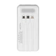 Повербанк 20000mAh Power Bank Kraft KPB-2120FCL White 22.5W QC3.0 LED-фонарь (43-00053) - изображение 4