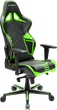 Кресло для геймеров DXRacer Racing OH/RV131/NE (чёрное/зеленые вставки) (63089) - изображение 2