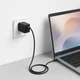 Кабель MAKE Type-C to Type-C PD 65W 1м Nylon Black - изображение 6
