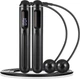 Skakanka bezprzewodowa z licznikiem Gymtek Smart Motion Bluetooth G-05055 Czarna (5905399050559) - obraz 3