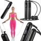 Skakanka bezprzewodowa z licznikiem Gymtek Smart Motion Bluetooth G-05055 Czarna (5905399050559) - obraz 9