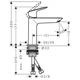 Hansgrohe Logis Fine Смеситель для раковины, черный матовый (71253670) - изображение 4