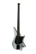 Безголова бас-гітара HILS HZB4 S/SV (Satin Silver) - зображення 2
