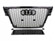 Решетка радиатора Audi A4 B8 2008-2012 стиль RS4 черный глянец - изображение 2