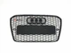 Решетка радиатора Audi A5 B8 2012-2016 стиль RS5 черный глянец - изображение 1