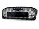Решетка радиатора Audi A5 F5/B9 2016-2019 RS5 стиль RS черный глянец - изображение 5
