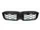 Ноздри решетки радиатора переднего бампера BMW 3 G20 / G21 LCI 2022-2025 Diamond Black - изображение 3
