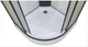 Душовий бокс SUNWAYS JET 90×90×215 см із матовим склом Fabric та чорним профілем - зображення 5