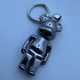 Брелок Мишка робот Bearbrick Bear Brick черный - изображение 5
