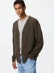 Кардиган мужской Uniqlo 758102997 M Коричневый (1160088288) - изображение 1