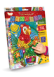 Набор для творчества Блестящая мозаика попугай для детей 4 года Danko Toys MC-6302 - изображение 1